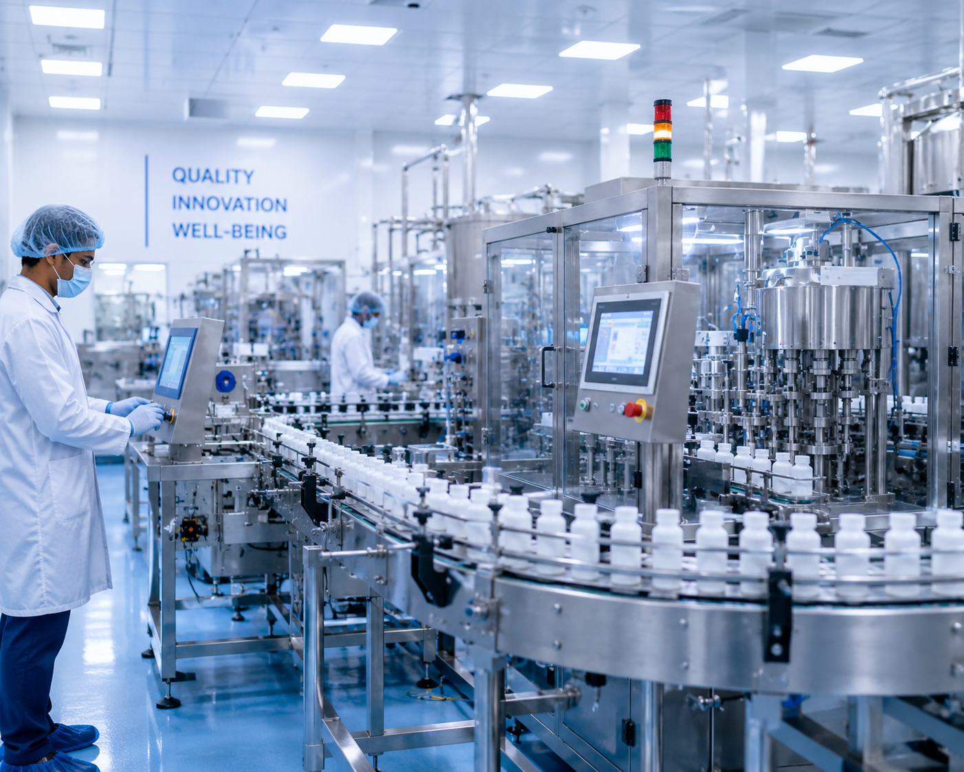 Corporate pharmaceutical manufacturing facility