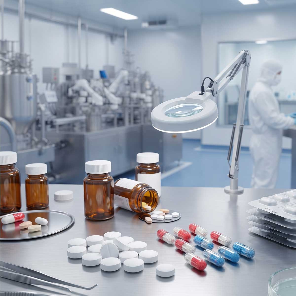 professional image representing tablets, capsules, or pharmaceutical medicines.